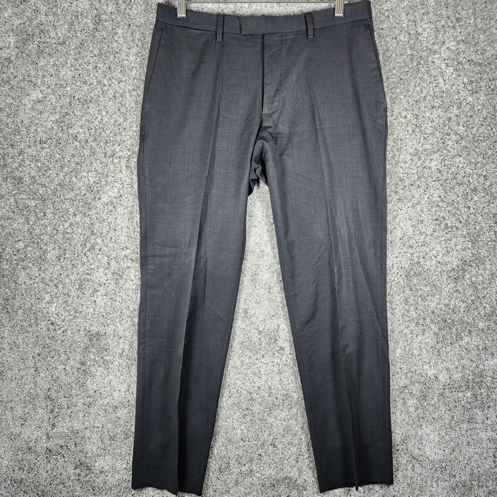 Banana Republic Dress Pants Mens 32x30 Slim Fit Marzotto Super 120s Wool EUC